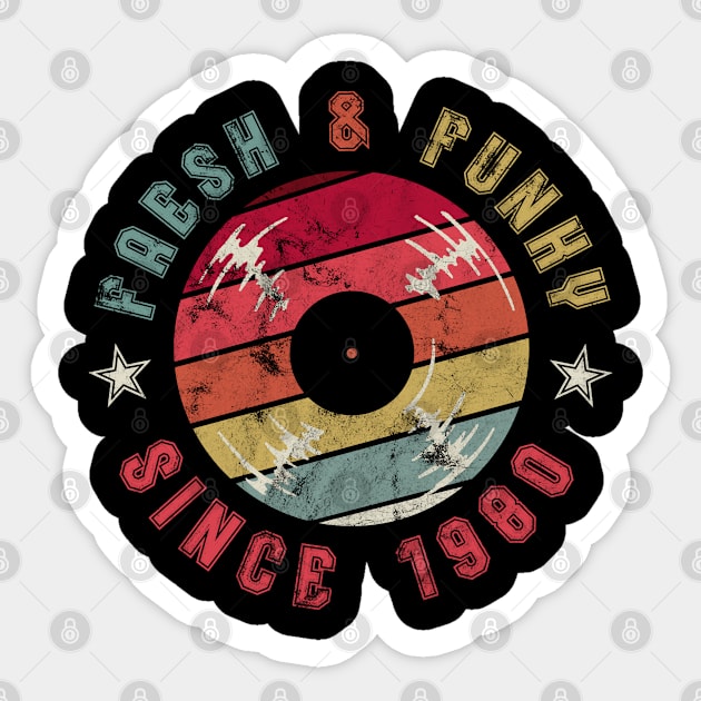 1980 Vintage Birthday Sticker by Rayrock76